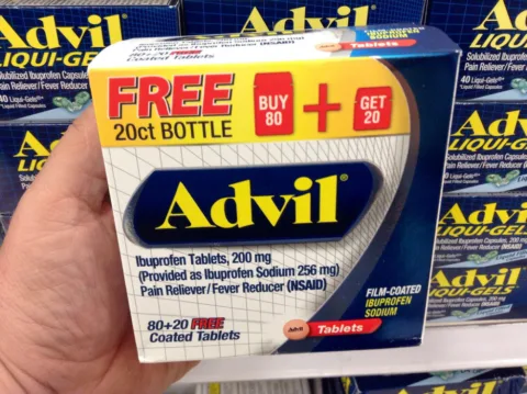 advil is a popular nsaid over the counter pain reliever