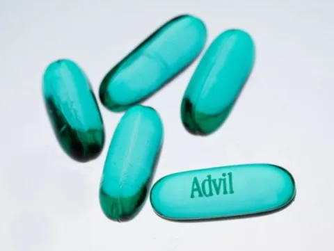 Advil pills NSAID over the counter pain reliever