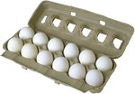 A carton of eggs.