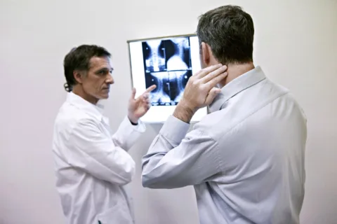 A chiropractor usually takes x-rays or photos -- to see misalignments of the spine where adjustments are needed, and to measure progress over time.
