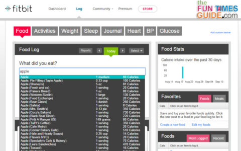 fitbit activity tracker dashboard