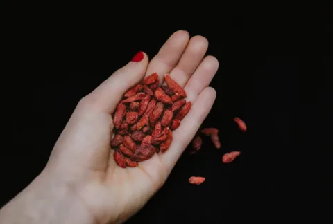 Goji berries are really good for your health. 