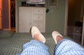 This was my view for almost 1 week - recuperating in bed most of the time after endometriosis surgery