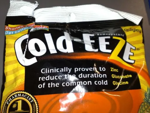 Cold-eeze is very helpful to cut your symptoms in half. 