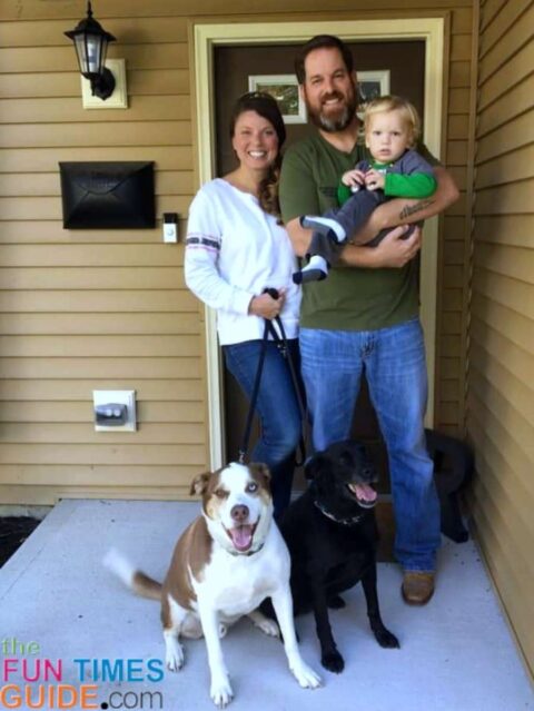 Our household includes our 2-year-old son, 2 dogs, and 2 cats. We've already saved hundreds of dollars on prescriptions by using GoodRX coupons at local pharmacies.